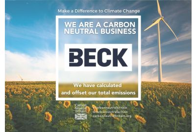 BECK RECEIVES CARBON NEUTRAL CERTIFICATION FOR THE 3RD YEAR RUNNING