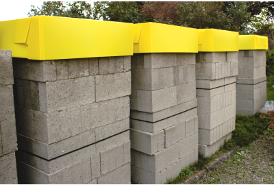 How can you protect your blocks from the rain?